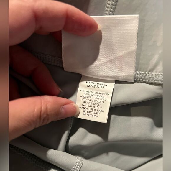 TEREZ Dove Gray Snakeskin Foil UpLift High Compression Leggings NEW Size S - Picture 9 of 12